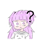 落書きハーフツインちゃん（個別スタンプ：8）