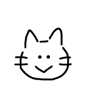 なんだか変なねこ（個別スタンプ：1）