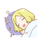【マリーヌと稜】国際カップルの日常挨拶（個別スタンプ：8）