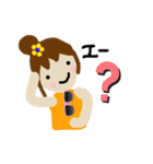 癒してガール（個別スタンプ：16）