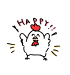 ニワトリ日記 2（個別スタンプ：1）