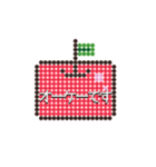 真四角なリンゴ（個別スタンプ：5）