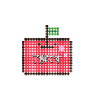 真四角なリンゴ（個別スタンプ：7）