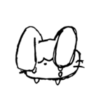なんともいえないうさぎ（個別スタンプ：4）