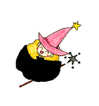 魔女の魔女っ子スタンプ（個別スタンプ：7）