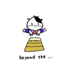 マルエー 牛赤丸くん（個別スタンプ：2）