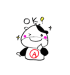 マルエー 牛赤丸くん（個別スタンプ：3）