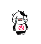 マルエー 牛赤丸くん（個別スタンプ：5）