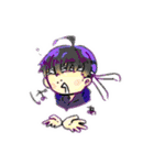 ゆったりスタンプ組1！(だいず·ライナー版)（個別スタンプ：3）