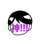 顔(に)文字（個別スタンプ：9）