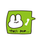 甘やかすうさぎ（個別スタンプ：6）