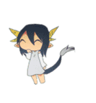 O-KAMI chan イラストスタンプ（個別スタンプ：8）