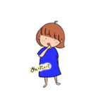 いじけ気味な女の子（個別スタンプ：6）