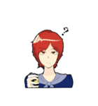 オリキャラの"？"スタンプ（個別スタンプ：6）