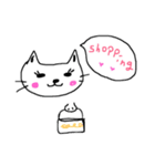 シュールな猫さん達の日常（個別スタンプ：5）