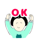 猫との日常。毎日楽しいなぁ。（個別スタンプ：1）