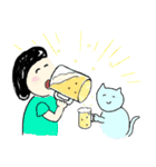 猫との日常。毎日楽しいなぁ。（個別スタンプ：11）