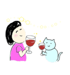 猫との日常。毎日楽しいなぁ。（個別スタンプ：12）