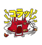 憤怒！のなないろカレーちゃん＜レッド＞（個別スタンプ：10）