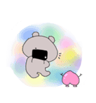 かわいい ももくま（個別スタンプ：15）