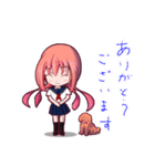 吉野兎月の楽しい学園生活（個別スタンプ：34）
