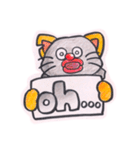 ドロボー猫のドン次郎（個別スタンプ：4）