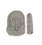 手書き女の子スタンプ（個別スタンプ：5）