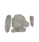 手書き女の子スタンプ（個別スタンプ：7）