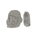 手書き女の子スタンプ（個別スタンプ：13）