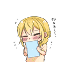 チビキャラの女の子（個別スタンプ：2）