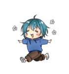チビキャラの女の子（個別スタンプ：10）