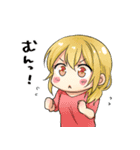 チビキャラの女の子（個別スタンプ：11）