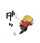 チビキャラの女の子（個別スタンプ：12）