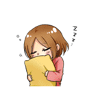 チビキャラの女の子（個別スタンプ：13）