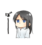 チビキャラの女の子（個別スタンプ：15）