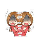 チビキャラの女の子（個別スタンプ：20）