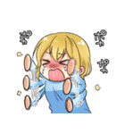 チビキャラの女の子（個別スタンプ：23）