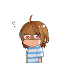 チビキャラの女の子（個別スタンプ：28）