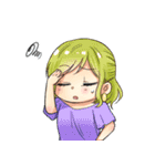 チビキャラの女の子（個別スタンプ：31）