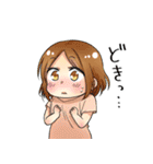 チビキャラの女の子（個別スタンプ：34）