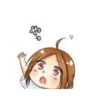 チビキャラの女の子（個別スタンプ：40）