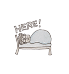 【KTD】ここにいます（個別スタンプ：3）