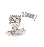 【KTD】ここにいます（個別スタンプ：13）