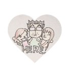 【KTD】ここにいます（個別スタンプ：14）