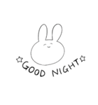 ひょうきんなうさぎたち（個別スタンプ：5）