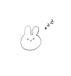 ひょうきんなうさぎたち（個別スタンプ：6）