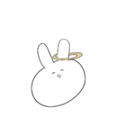 ひょうきんなうさぎたち（個別スタンプ：10）