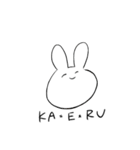 ひょうきんなうさぎたち（個別スタンプ：21）