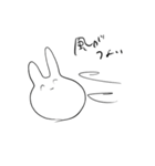 ひょうきんなうさぎたち（個別スタンプ：36）