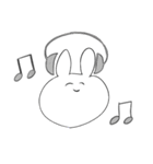 ひょうきんなうさぎたち（個別スタンプ：37）